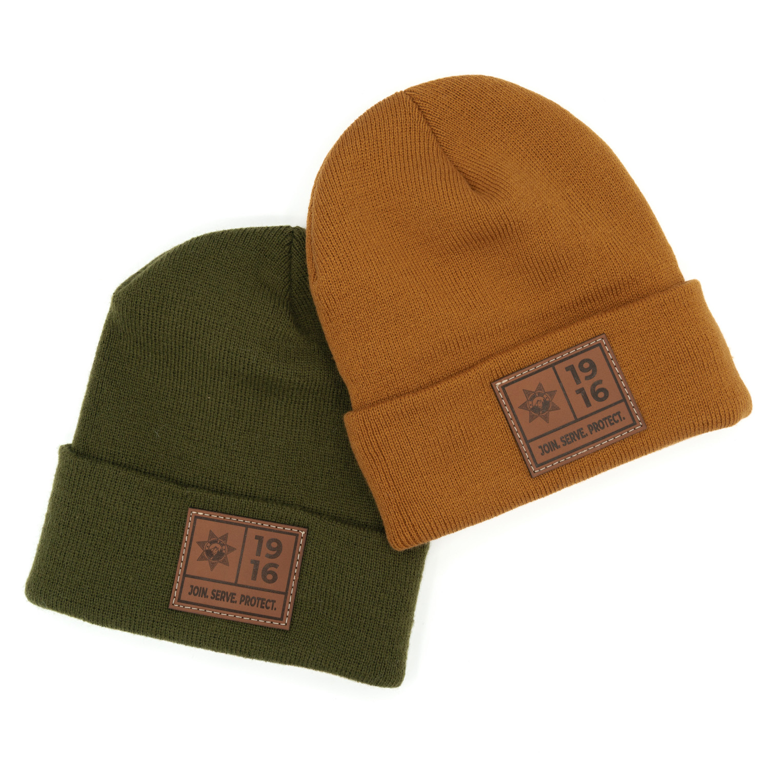 Leather Patch est. 1916 Beanie – Oregon State Sheriffs' Association